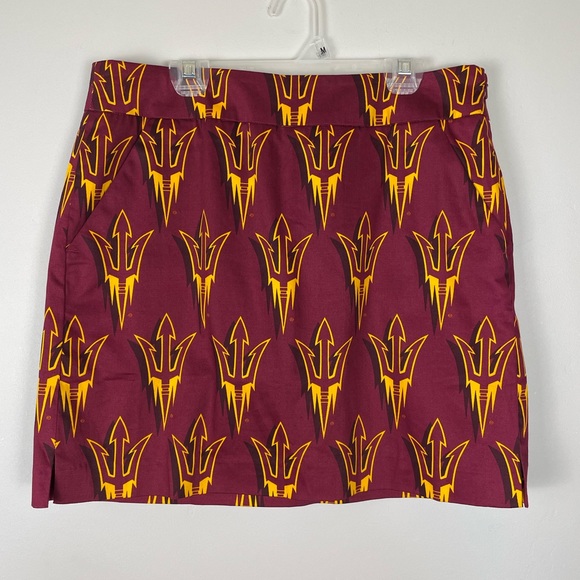 Loudmouth ladies size 6, NWT Arizona State forkem skort - Picture 1 of 7